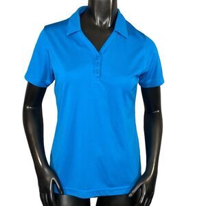 Sport-Tek Women's Polo Shirt Size Small Blue Color Breathable Golf Wear